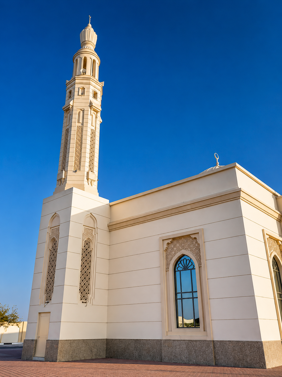 Mosque exterior perspective